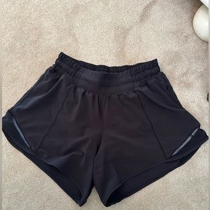 Lululemon Black Hotty Hot Shorts